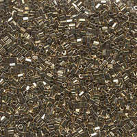 Miyuki 11/0 Delica Hex Cut Bead - 11C-9193 - Light 24Kt Gold Plated
