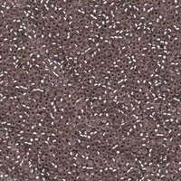Miyuki 15/0 Rocaille Bead - 15-912F - Matte Silver Lined Smoky Amethyst