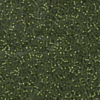 Miyuki 15/0 Rocaille Bead - 15-926F - Matte Silver Lined Olive