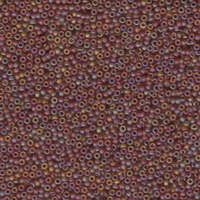 Miyuki 15/0 Rocaille Bead - 15-9134FR - Matte Transparent Dark Topaz AB