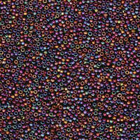 Miyuki 15/0 Rocaille Bead - 15-9135FR - Matte Transparent Root Beer AB
