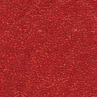 Miyuki 15/0 Rocaille Bead - 15-9140 - Transparent Red Orange