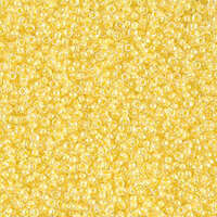 Miyuki 15/0 Rocaille Bead - 15-9201 - Yellow Lined Crystal