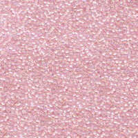 Miyuki 15/0 Rocaille Bead - 15-9272 - Pale Pink Lined Crystal AB