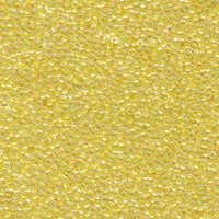 Miyuki 15/0 Rocaille Bead - 15-9273 - Pale Yellow Lined Crystal AB