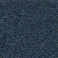 Miyuki 15/0 Rocaille Bead - 15-9347 - Dark Blue Lined Aqua AB