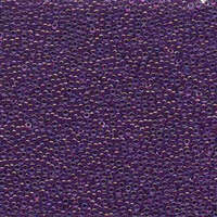 Miyuki 15/0 Rocaille Bead - 15-9352 - Fuschia Lined Aqua Luster