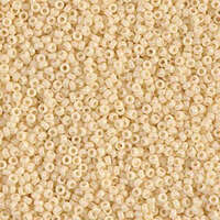 Miyuki 15/0 Rocaille Bead - 15-9492 - Opaque Dark Cream