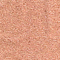 Miyuki 15/0 Rocaille Bead - 15-9596 - Opaque Peach Luster