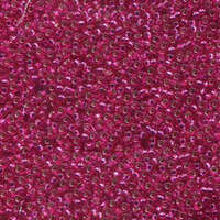 Miyuki 15/0 Rocaille Bead - 15-91436 - Silver Lined Transparent Raspberry