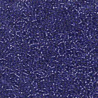 Miyuki 15/0 Rocaille Bead - 15-91446 - Silcer Lined Dyed Red Violet