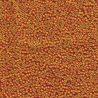 Miyuki 15/0 Rocaille Bead - 15-91479 - Opaque Dyed Pumpkin