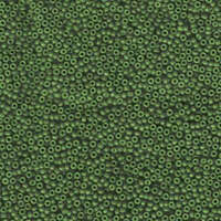 Miyuki 15/0 Rocaille Bead - 15-91488 - Opaque Dyed Forest