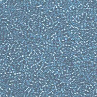 Miyuki 15/0 Rocaille Bead - 15-91643 - Semi Matte Silver Lined Sky Blue