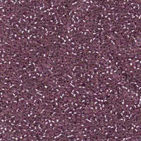 Miyuki 15/0 Rocaille Bead - 15-91650 - Semi Matte Silver Lined Lavender