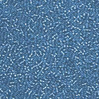 Miyuki 15/0 Rocaille Bead - 15-91653 - Semi Matte Silver Lined Medium Blue