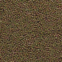 Miyuki 15/0 Rocaille Bead - 15-91897 - Opaque Olive AB