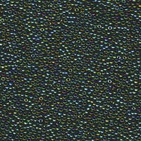 Miyuki 15/0 Rocaille Bead - 15-91961 - Matte Opaque Metallic Teal Iris