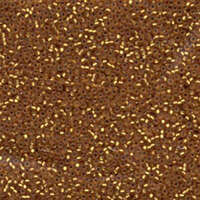 Miyuki 15/0 Rocaille Bead - 15-92422F - Matte Silver Lined Topaz