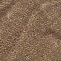 Miyuki 15/0 Rocaille Bead - 15-94204F - Duracoat Galvanized Matte Champagne