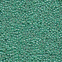 Miyuki 15/0 Rocaille Bead - 15-94214 - Duracoat Galvanized Dark Mint Green