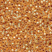 Miyuki 15/0 Rocaille Bead - 15-94231 - Duracoat Silver Lined Dyed Golden Flax