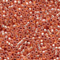 Miyuki 15/0 Rocaille Bead - 15-94233 - Duracoat Silver Lined Dyed Rose Gold