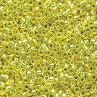 Miyuki 15/0 Rocaille Bead - 15-94236 - Duracoat Silver Lined Dyed Yellow