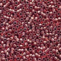 Miyuki 15/0 Rocaille Bead - 15-94245 - Duracoat Silver Lined Dyed Nutmeg