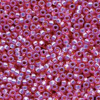 Miyuki 15/0 Rocaille Bead - 15-94246 - Duracoat Silver Lined Dyed Lilac