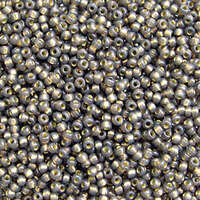 Miyuki 15/0 Rocaille Bead - 15-94250 - Duracoat Silver Lined Dyed Taupe