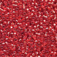 Miyuki 15/0 Rocaille Bead - 15-94265 - Duracoat Silver Lined Dyed Orange