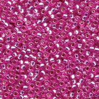 Miyuki 15/0 Rocaille Bead - 15-94277 - Duracoat Silver Lined Dyed Orchid
