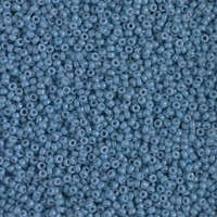 Miyuki 15/0 Rocaille Bead - 15-94482 - Duracoat Opaque Dyed Faded Denim