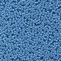 Miyuki 15/0 Rocaille Bead - 15-94485 - Duracoat Opaque Dyed Dark Blue
