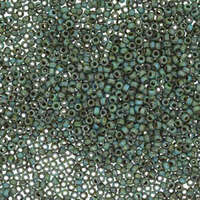 Miyuki 15/0 Rocaille Bead - 15-94514 - Picasso Seafoam Green