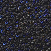 Miyuki 15/0 Rocaille Bead - 55042 - Black Azuro Matted (23980-22271)