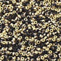 Miyuki 15/0 Rocaille Bead - 55044 - Black Amber Matted (23980-26471)