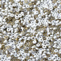 Miyuki 15/0 Rocaille Bead - 55064 - White Opaque Valentinite Matted (03000-22671)