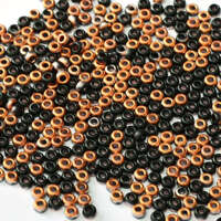 Miyuki 15/0 Rocaille Bead - 55128 (4562) - Black Sunset Matted (23980-27237)