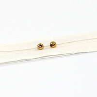 2.5mm Metal Ball - Gold - Bag of 10