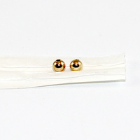 3mm Metal Ball - Gold - Bag of 10