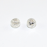 6mm Filigree Ball - Silver