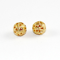 8mm Filigree Ball - Gold