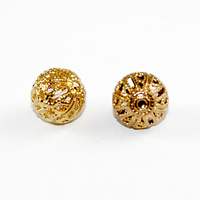10mm Filigree Ball - Gold