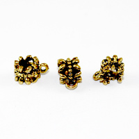 Flower Hanger - Antique Gold