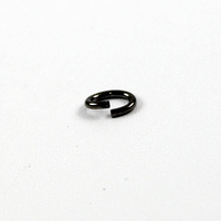 6mm x 8mm Oval Jump Rings - Brass Base - Gunmetal