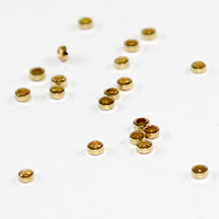Brass Crimps - Gold - Pack of 100