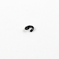 5mm x 1mm Round Jump Rings - Steel Base - Gunmetal