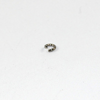 4mm x 0.8mm Round Jump Rings - Steel Base - Antique Silver
